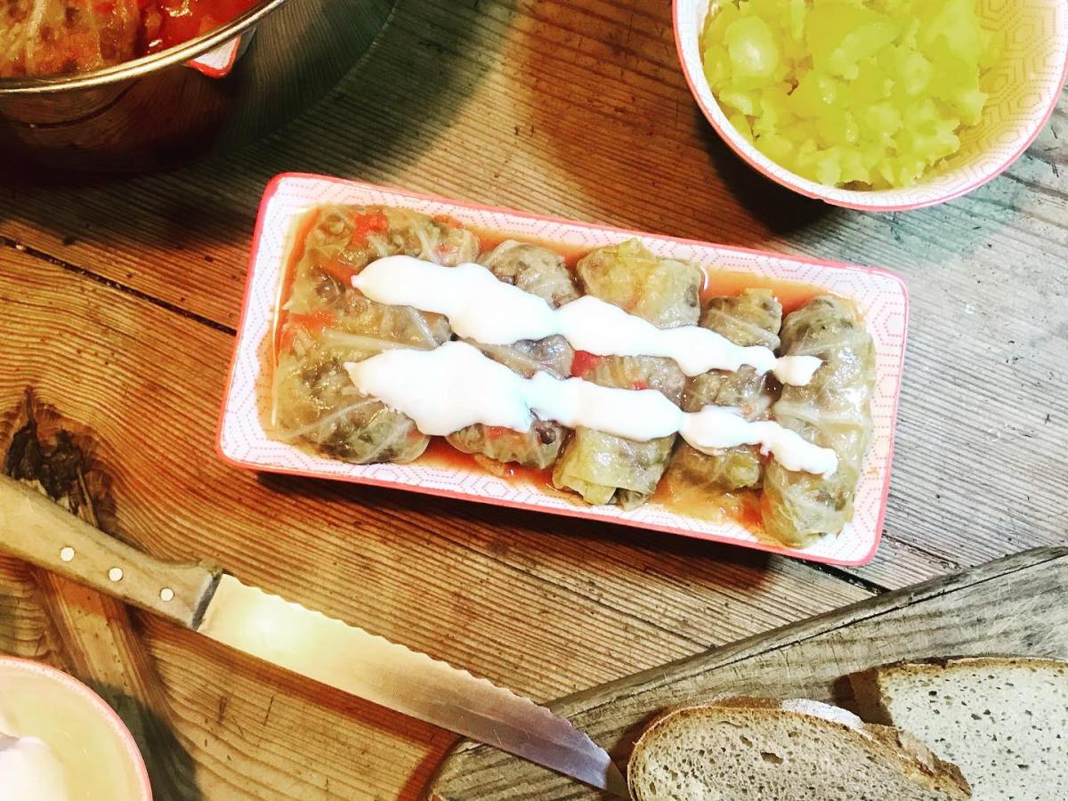 Pannonian cabbage rolls 